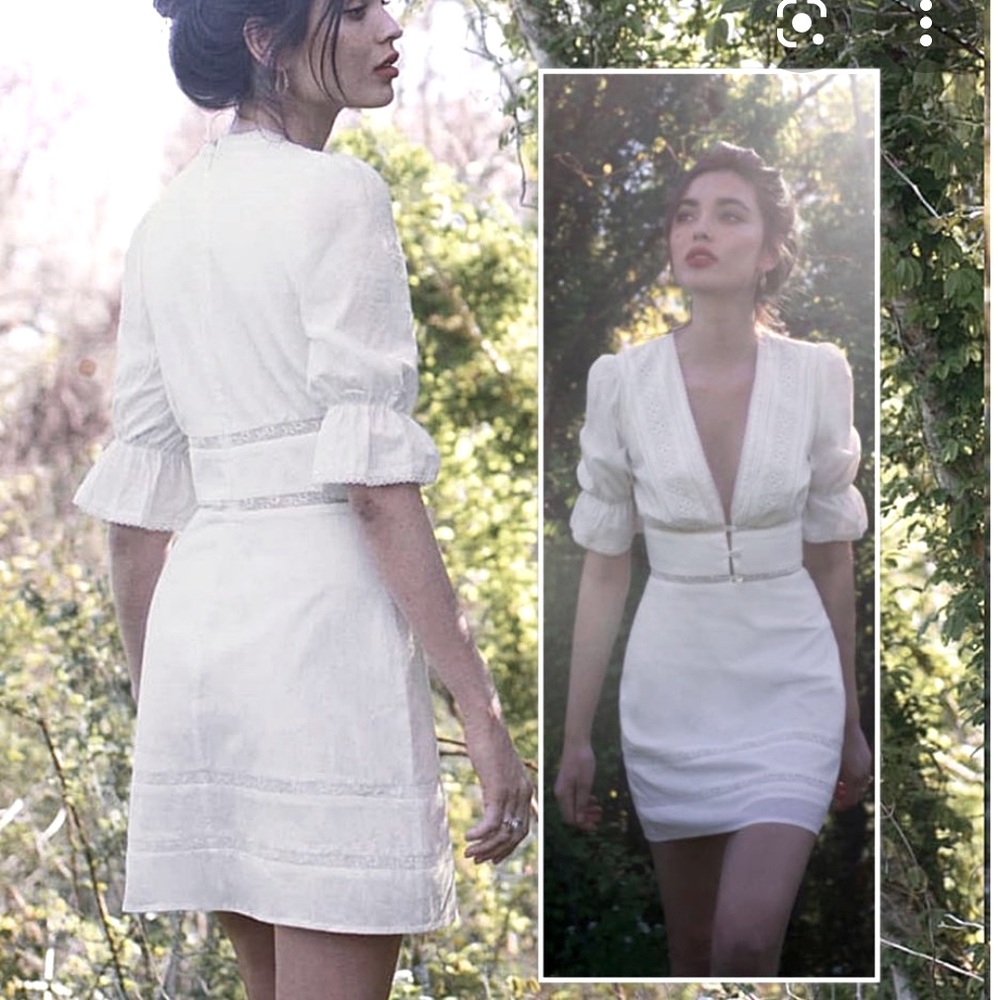 Cassatt cotton Dress in white - NWT